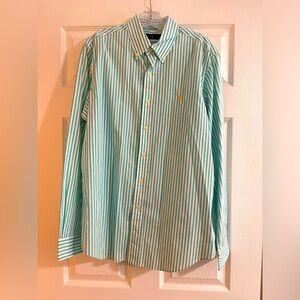 Men’s long sleeve Polo Ralph Lauren Dress Shirt Size Large